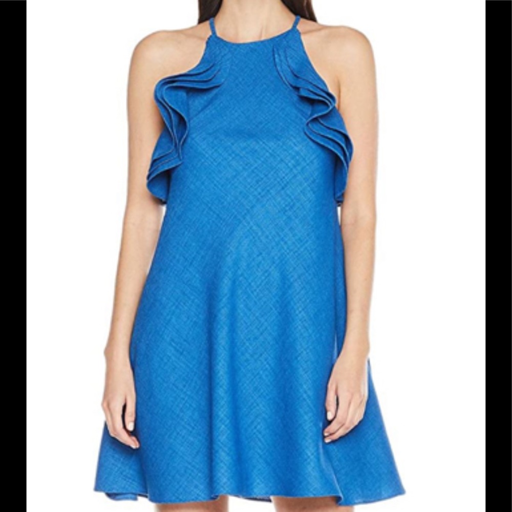 Badgley Mischa Navy Halter dress size 16